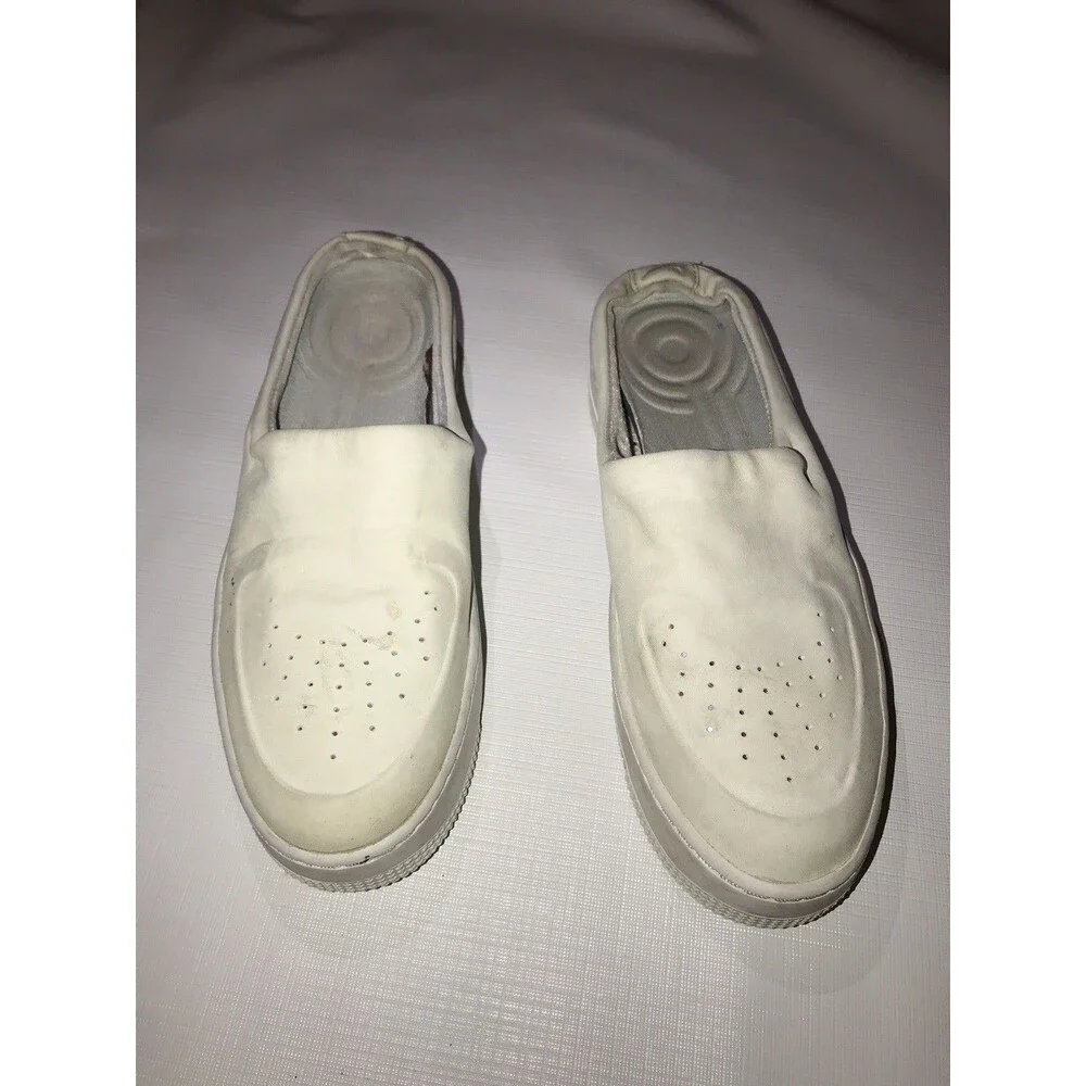 Nike Air Force 1 Lover XX Clog Off White Cream Platform Mules AO1523-100 Sz 7.5